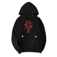 thumbnail image 5 of XIAONU Womens Hoodies Crayfish Print Kangaroo Pocket Hoodie Long Sleeve Oversized Drawstring Hooded Pullover Sweatshirt, 5 of 6