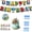 NTZ23, variant on Party Supplies One Piece Birthday Party Supplies and Decorations Set - Includes Tableware Set and Happy Birthday Banner