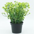thumbnail image 2 of Artificial Potted Flower Simulation Potted Plant Home Office Decor (Green), 2 of 6