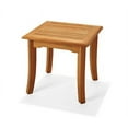 thumbnail image 2 of Grade-A Teak Dining Set: 2 Seater 3 Pc: Giva Side Table And 2 Lagos Arm Chairs Outdoor Patio WholesaleTeak #WMLG4, 2 of 4