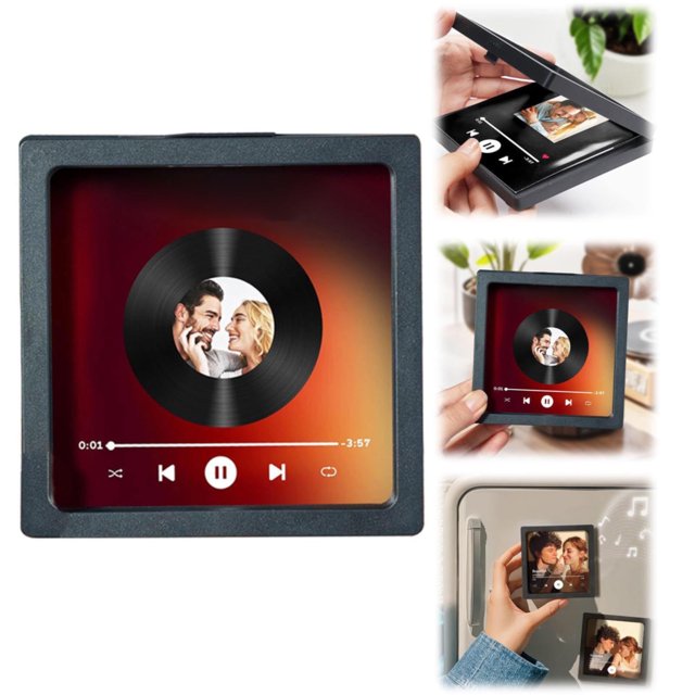 Caja de música con imán para refrigerador Meiiso (13,8 x 11,8 x 3 cm). ¡Ofertas del día! Pegatinas multicolor. 1 caja de música para refrigerador.