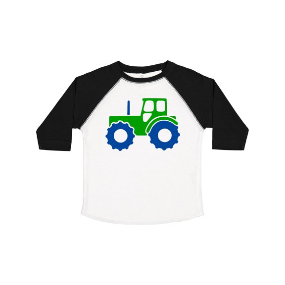 Inktastic Cute Green Tractor Boys or Girls Toddler T-Shirt