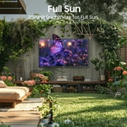 Sylvox 75 inch Outdoor Smart TV, 2000 Nits 4K UHD HDR 10 IP56 Waterproof Google Television with Dolby Atmos, Voice Remote,Chromecast, Pool Pro 3.0