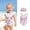 Pink, variant on RTKFRFLM Girls One Piece Swimsuit with Lace Collar, Cute Princess Style Bathing Suit for Baby Toddler Water Play