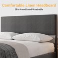 thumbnail image 4 of Full Size/Queen Size  Bed Frame,with Headboard and 2 Storage Drawers, Adjustable Diagonal Channel Tufted Headboard, with Wood Slat Support, Tufted Upholstered, 4 of 8