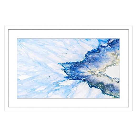 Marmont Hill "Snow And Sea" Framed Painting Art Print, 36.0" x 1.5"