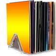 thumbnail image 2 of BYNNIX Clear Acrylic Vinyls Record Rack Elegant Acrylic Record Holder Elegant Display Rack for Vinyls Albums in Any Room, 2 of 9