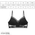 thumbnail image 2 of Sujetador de ventilación de encaje, sujetador de encaje sexy sin anillo de acero reunión ultrafina ropa interior trasera en forma de U Negro, 2 of 5