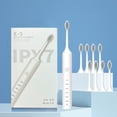 thumbnail image 2 of LSLJS Electric Toothbrush Electric Toothbrush with 8 Brush Heads Smart 6-speed Timer Electric Toothbrush IPX7 -Newly Upgraded Electric Toothbrush Longer Life Fas, Electric Toothbrush, 2 of 9
