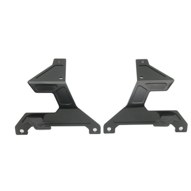 Soporte de faros Soporte de luz de pilar A doble, soportes de montaje de luz LED para parabrisas, soportes de barra de luz todoterreno de repuesto para Jeep Wrangler JL 2018-2023 (1 par)