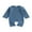 Blue, variant on Bagilaanoe Newborn Baby Girl Boy Fall Jumpsuits Solid Color Long Sleeve Bodysuits 3M 6M 12M 18M 24M Infant Casual One Piece Romper