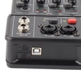 thumbnail image 2 of USB 48V Phantom Power 2 Channels Audio Mixer Compact Sound Mixing Console, 2 of 8