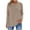 Khaki, variant on Women's Long Tops, Women's Fashion Fallow Solid Color Round Neck Long Sleeves T-Shirt Top, Women's Long Sleeve Shirts Plus Size, (Pink,M)
