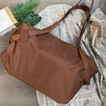 thumbnail image 4 of QISIWOLE Lay-Flat Drawstring Tote, Foldable Drawstring Tote Bag Large Lightweight Shoulder Bag for Daily Use, 4 of 5