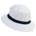 thumbnail image 2 of Hawaii Map State Flag Symbol Embroidered Oversized Water Repellent Brushed Golf Hat - White Navy 3XL, 2 of 5