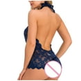thumbnail image 4 of uublik Valentines Lingerie Set for Women Plus Size Babydoll Sexy Naughty Bodysuit Lace, 4 of 5