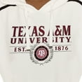 thumbnail image 6 of Women's Gameday Couture Cream Texas A&M Aggies Down, Set, Go Pullover Hoodie and Shorts Set, 6 of 6