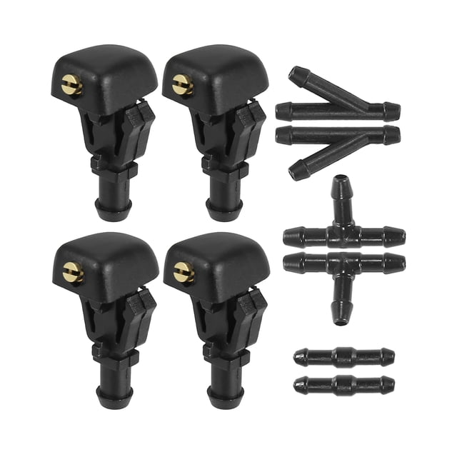 4 Piezas Coche Delantero Parabrisas Arandela Boquillas Kit 3W7Z17603AA EOTZ-17603B