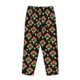thumbnail image 3 of Lsque Frogs In Mushroom Hats Print Women's Pajama Pants, Lounge Pant - Comfortable Home Wear,Elastic Waistband, Stylish Design-XX-Large, 3 of 9