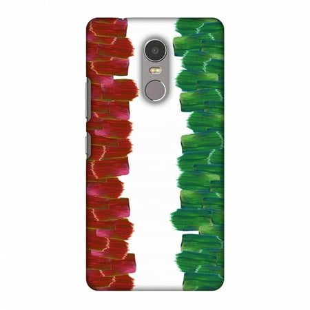 - Lenovo K6 Note Case, Ultra Slim Designer Snap On Hard Shell Case Back Cover for Lenovo K6 Note - Italy Flag- Brush Strokes