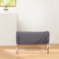 thumbnail image 3 of Dining Bench Cover Polyester Bench Protector Stretch Piano Bench Cover, 3 of 8