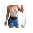 thumbnail image 1 of Mialoley Woman's Sexy Lace Bra, Solid Color Embroidery See-through Sling Camisole, 1 of 1