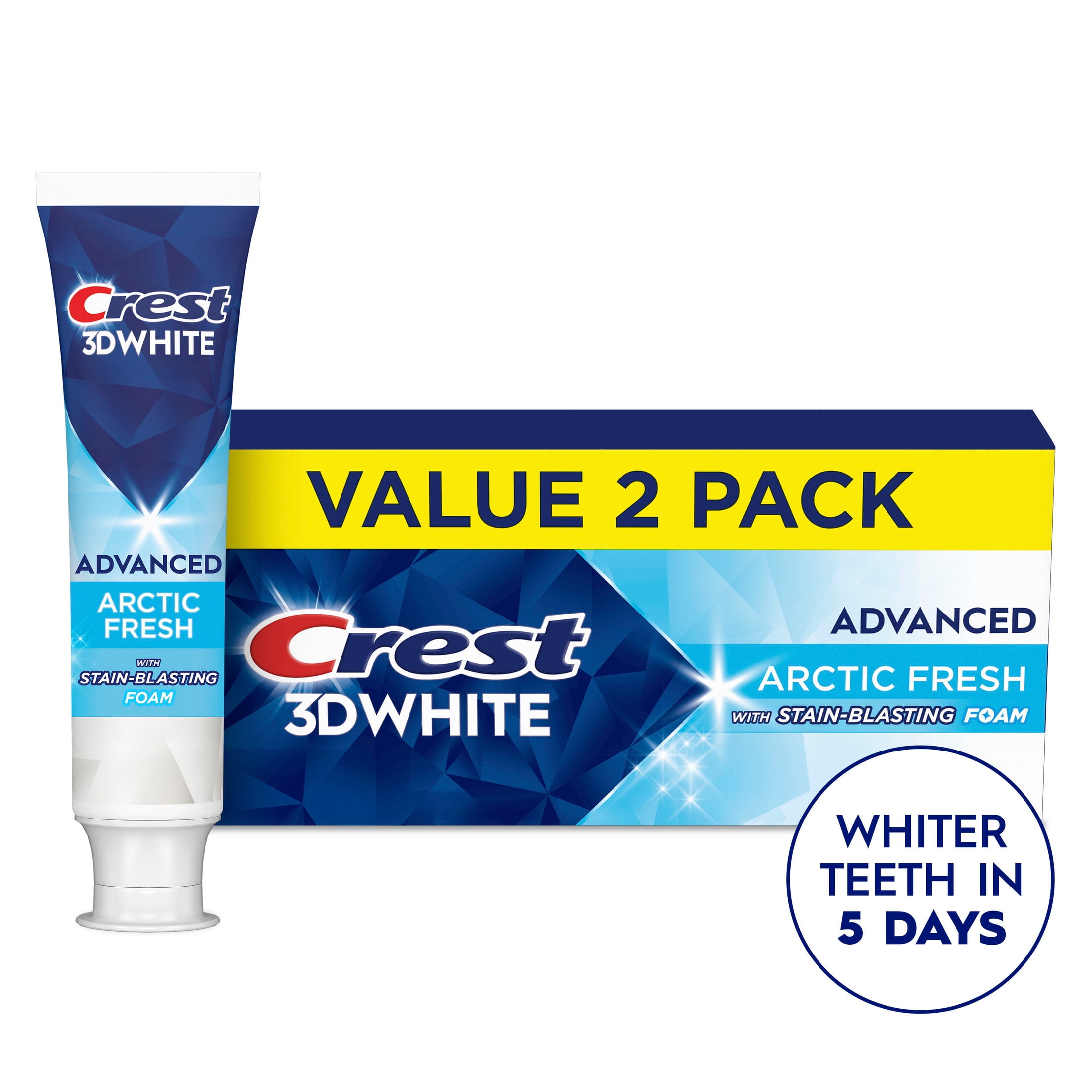 【nix】ホワイトADローション3個とホワイトADクリーム3個のセット Crest Toothpaste, 3D White Adv Arctic Fresh Whitening Toothpaste