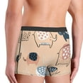 thumbnail image 5 of Junzan Cute Ink Drawn Elephants Mens Underwear Boxer Briefs For Men’s - X-Large, 5 of 9