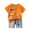 WhiteB, variant on QNANSPI Boys Clothes, 2026 Kids Outfits, 6M-6Y Summer Fashion Printed Crew Neck Short Sleeve T Shirt Elastic Waist Shorts 2 Piece Lightweight Set