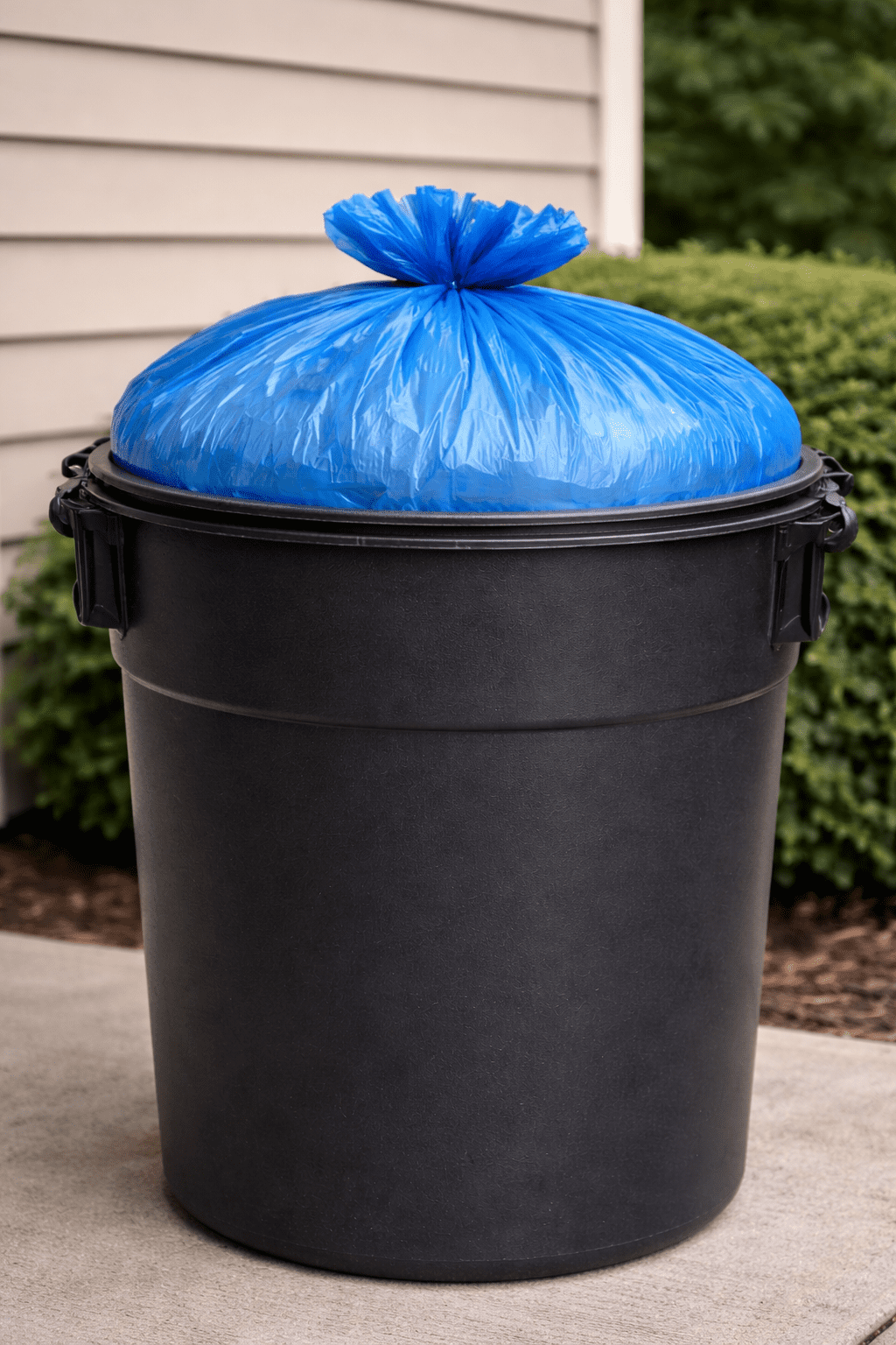 Aluf Plastics 55 Gallon Blue Trash bags for Rubbermaid Brute - Pack of 100 - Garbage or Recycling bags 38" x 55" 1.2 (equivalent) MIL - For Industrial, Home, Contractor