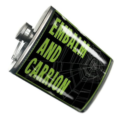 

NEONBLOND Flask Embalm and Carrion Halloween Creepy Green Spider Web