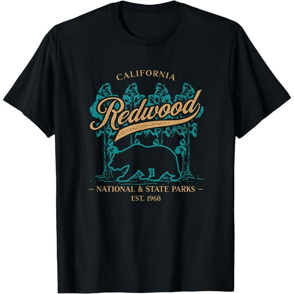 Redwood National State Parks California Coast USA Souvenir Unisex T-Shirt for Men Women Kids Toddler