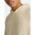 thumbnail image 4 of No Boundaries Brushed Hooded Sweater with Long Sleeves, Midweight, Men's & Big Men's XS-3XL, 4 of 5