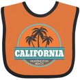 thumbnail image 3 of Inktastic Huntington Beach California Boys or Girls Baby Bib, 3 of 4