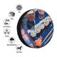 thumbnail image 4 of Balery Colorful Sushi Food Art Cubiertas para Neumáticos - Protector Resistente para Neumáticos de Camioneta, SUV, Remolque, Camper y RV-16 inch, 4 of 6