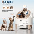 thumbnail image 4 of Ataucjin Self-Cleaning Litter Box for Multi Cats, Extra Large Automatic Litter Box with Open-Top Design, Smart App Remote Control, Adjustable Entry Height, Advanced Odor Control & 15-Layer Safety Gua, 4 of 12