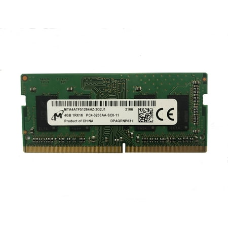 MICRON 4GB Mhz RRF12 PC4 25600 1.2V 1R X 16 Laptop RAM Memory Module MTA4ATF51264HZ 3G2J1 OEM Package