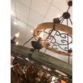 thumbnail image 2 of Two Tier Ridge Line 56" Chandelier, 2 of 4