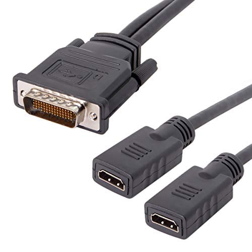 Câble d'Extension Mâle vers Double HDMI 1.4 HDTV Femelle pour Carte Graphique PC