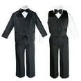 thumbnail image 1 of Ensemble de Costume Formel Noir pour Tout-Petits Garçons, Mariage, Fête, Smoking S-20, 1 of 7