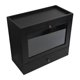 thumbnail image 4 of Organizador de perfumes de madera maciza, gran capacidad, multiusos. Negro, 4 of 9
