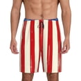thumbnail image 1 of Fotbe America Flags2 Pantalones Cortos de Pijama para Hombre, Ropa de Dormir, Pantalones de Pijama Cortos para Hombre-3X-Large, 1 of 6