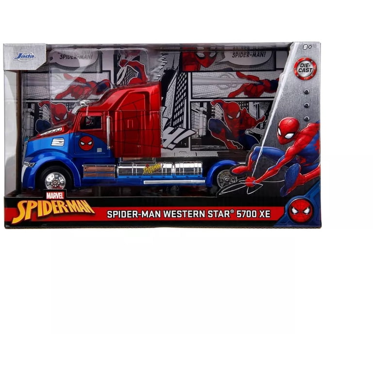 Jada Toys Spider-Man Western Star 5700 XE Big Rig Die-Cast Vehicle