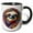 Black/White, variant on 3drose, Colorful Pop Art of a Sloth, 11oz Mug