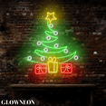 thumbnail image 4 of Glowneon Christmas Tree Gifts Wall Led Light, Pine Tree Xmas Wall Art, 4 of 5