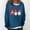 Blue, variant on Tetras Hooded Sweatshirt Women 2025,Women's Large Tie Dyed Printed Round Neck Casual Long Sleeved Hoodie