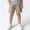 Khaki#1, variant on Boys Girls Summer Casual Shorts Medium Small Size Kids Loose Color-block Shorts Frayed Hem with Pocket Breathable Kids Bottoms for Active Play Daily Outing Beach Trip