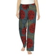 thumbnail image 2 of Kdxio Women's Comfy Stretch LadybugPrint Drawstring Pajama Pants-Medium, 2 of 9