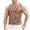 Coffee, variant on YAYUBA Men's Striped Sequin Tank Top for Rave, Sparkly Metallic Reflective Mesh Shirts, Gold, XL