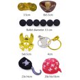 thumbnail image 3 of 21 unids/set disfraz de pirata para Halloween, espadas, brújulas, dagas, máscaras, ropa, sombreros, binoculares, medallas, monedas doradas, accesorio de vestir, 3 of 6